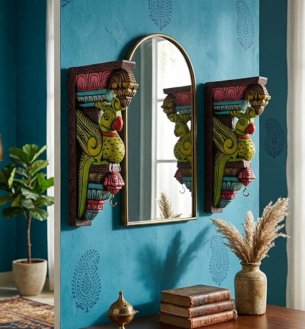 Large parrot wall bracket (1pc)