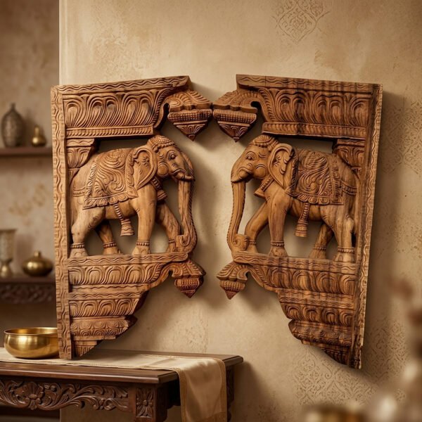 Majestic elephant wall bracket (1pc)