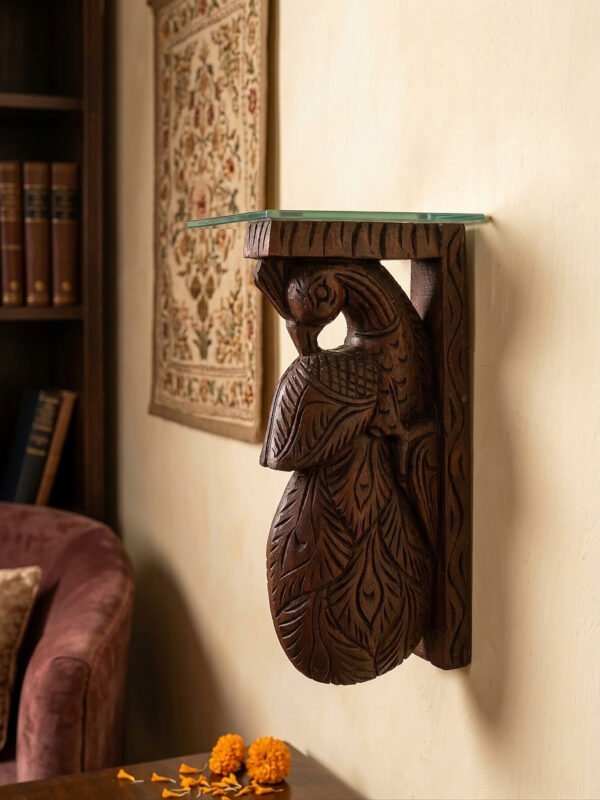 Peacock wall bracket (1pc)