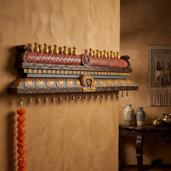 Pink shade gopuram -4 feet (1pc)