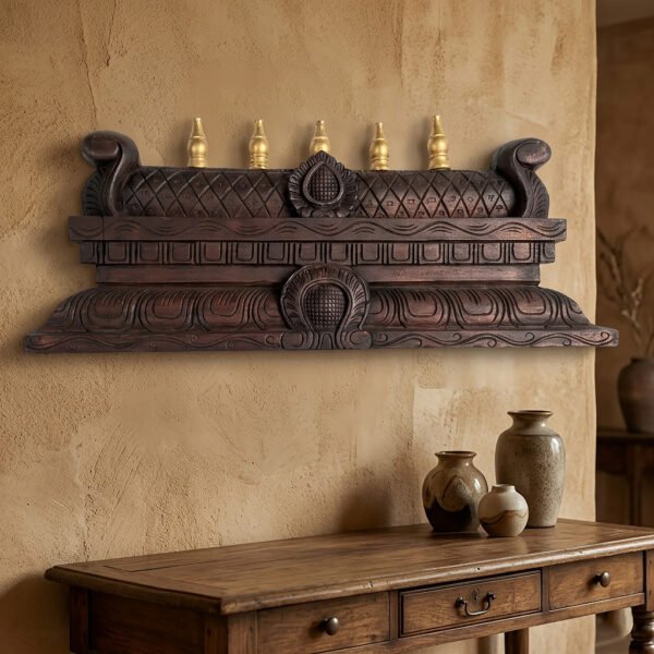 Rosewood polish Gopuram-2.5feet (1pc)