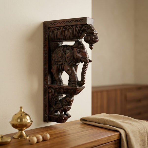 Elephant and annam wall bracket (1pc)