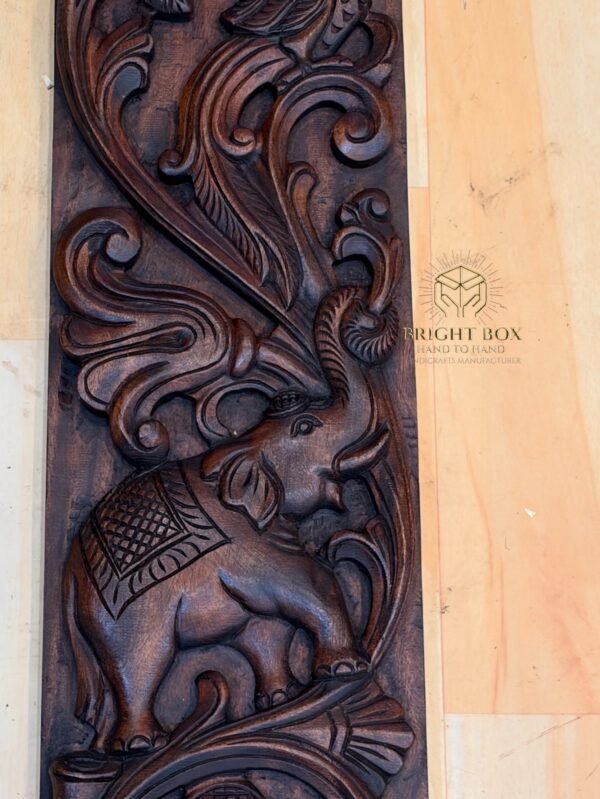 Elephant and parrot wall panel(2pcs)