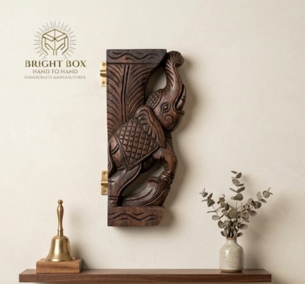 Elephant trunk up wall bracket (2pcs)