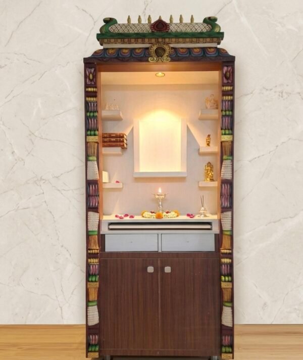 Pooja room border setup (3*7 feet)