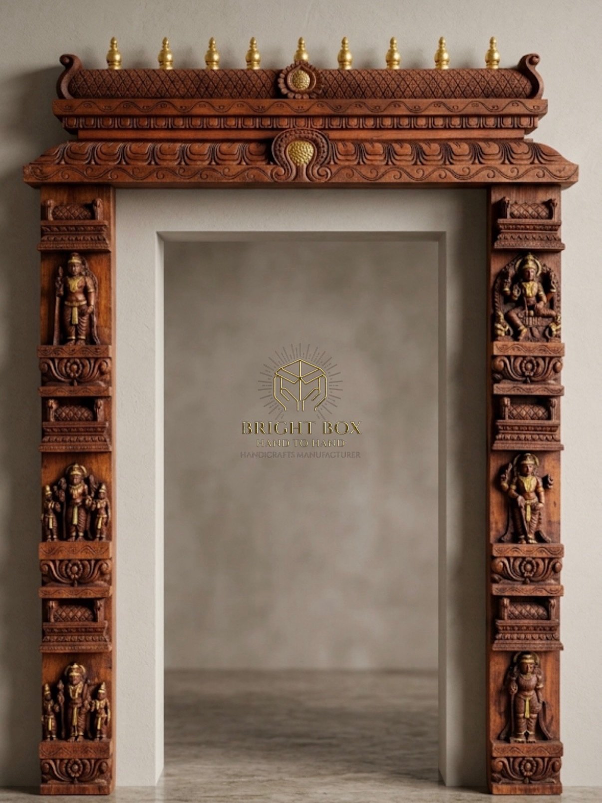Depth Gopuram &Arupadai wall panel