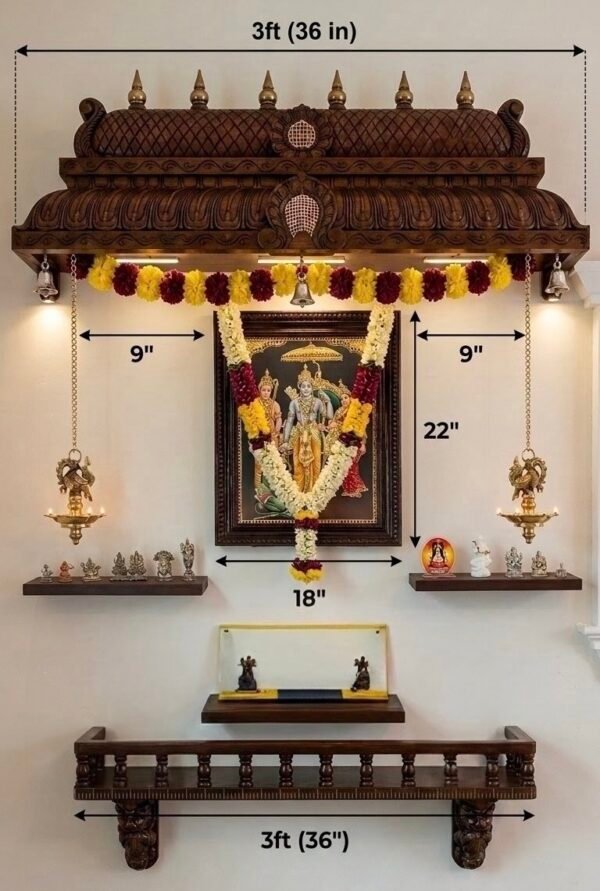 Depth Gopuram 3 feet setup