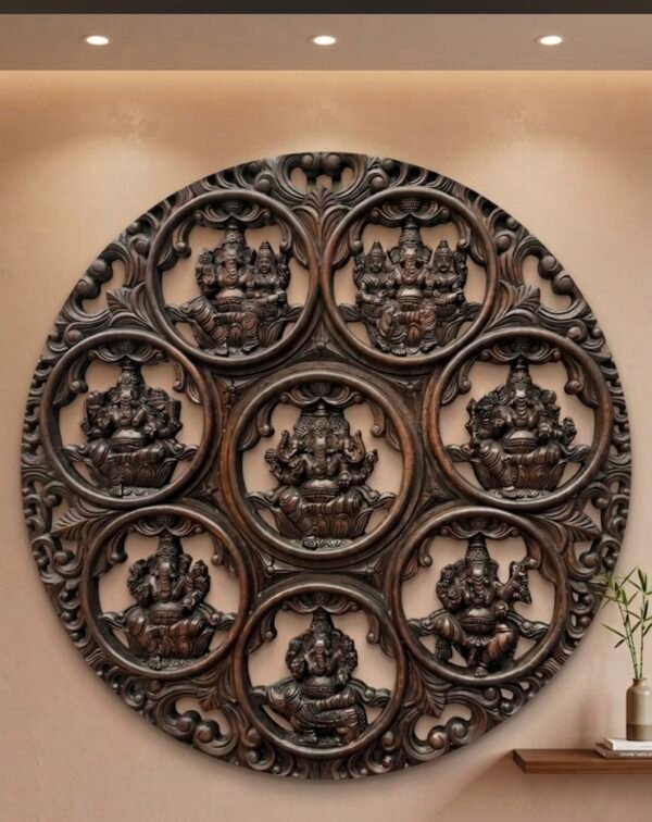 Ashtavinayagar wall panel
